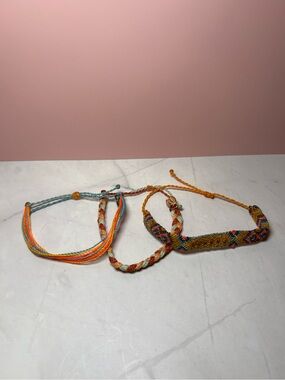 🧡 Set of Three Pura Vida Bracelets